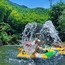 2天宁国山野避暑营|山林漂流戏水+瀑布徒步探险+溪涧捞虾+浪漫烟花篝火