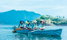 千岛湖划船