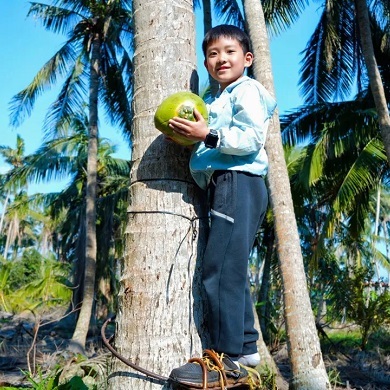 【海南亲子】6天海南亲子骑行冬令营|赶海拉地笼+挑战冲浪+探秘山钦湾燕子洞