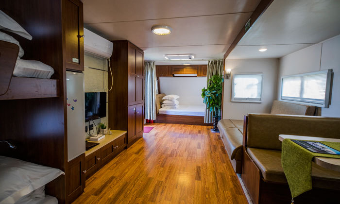 房车内部（开沙岛）