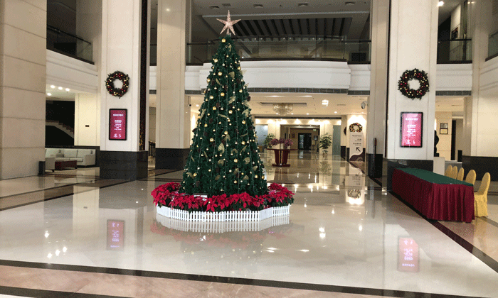 酒店的大堂环境
