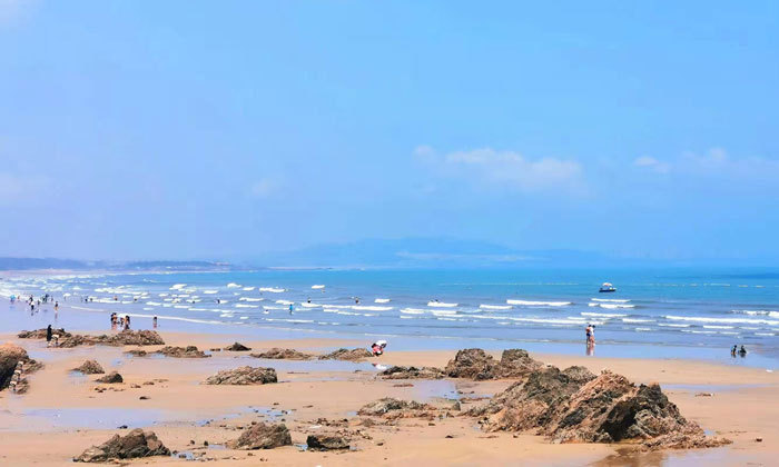 一望無際的海邊