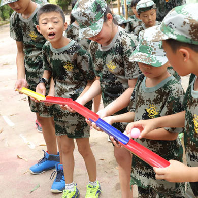 7天团队协作训练+医疗救护+内务教学|军事成长夏令营（柳州）
