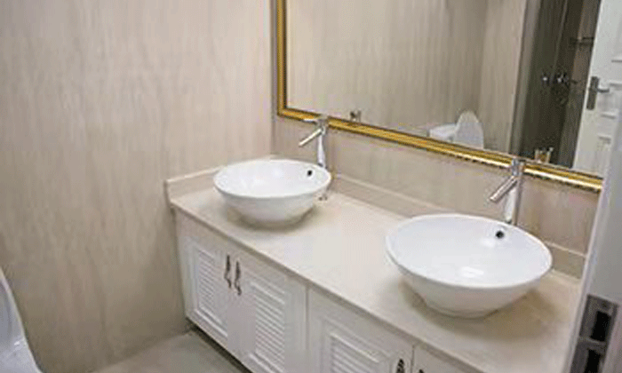 卫生间有两个洗漱台