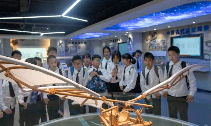 参观航空博物馆