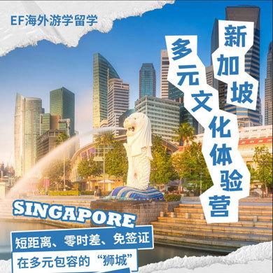 新加坡1线-7天新加坡多元文化体验国际夏令营(北上广深香港)7-14岁