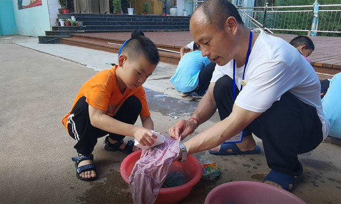 學(xué)習(xí)洗衣服