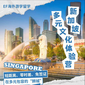 新加坡1线-7天新加坡多元文化体验国际夏令营（北上广深香港）7-14岁