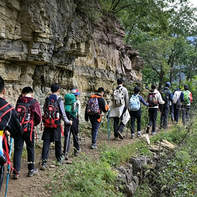 4天南太行徒步营｜40km山野远征+山脊穿越峡谷+少年单飞砺练