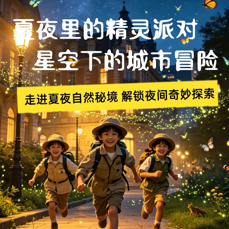 半日夜探昆虫王国研学营|昆虫知识入门+认识星座与星宿+寻找昆虫音乐家