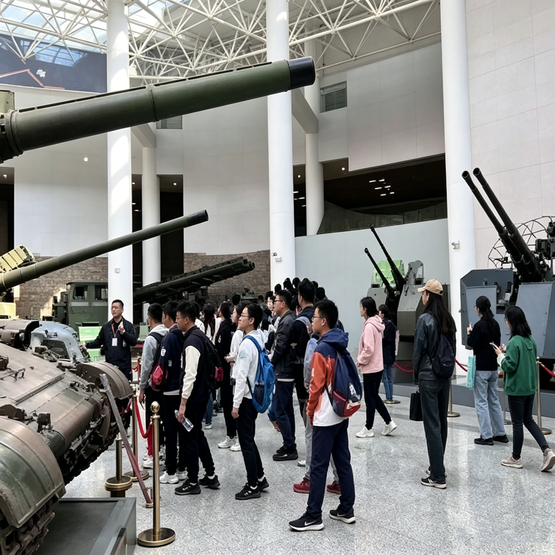 1日南京理工大学独立研学营|兵器博物馆+军事大讲堂+手枪模型制作+享受大学美食