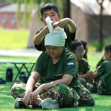 【天津】7天军事成长夏令营|军旅铸魂+自救互救训练+国防教育