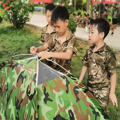 21天飞虎精英军事夏令营|高射炮装备体验+防绑架训练+航空航天知识