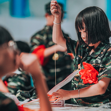 7天树立价值观+挑战自我+花艺创意|少年女兵特训夏令营（温州）