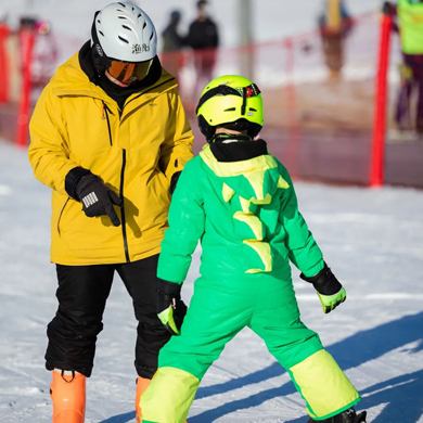 5天渔阳双板初级（1:5）优质雪场+资深教练团队+精彩营会活动|滑雪冬令营