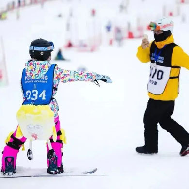 5天涞源七山（单板中级）技能进阶+培养兴趣爱好|滑雪冬令营