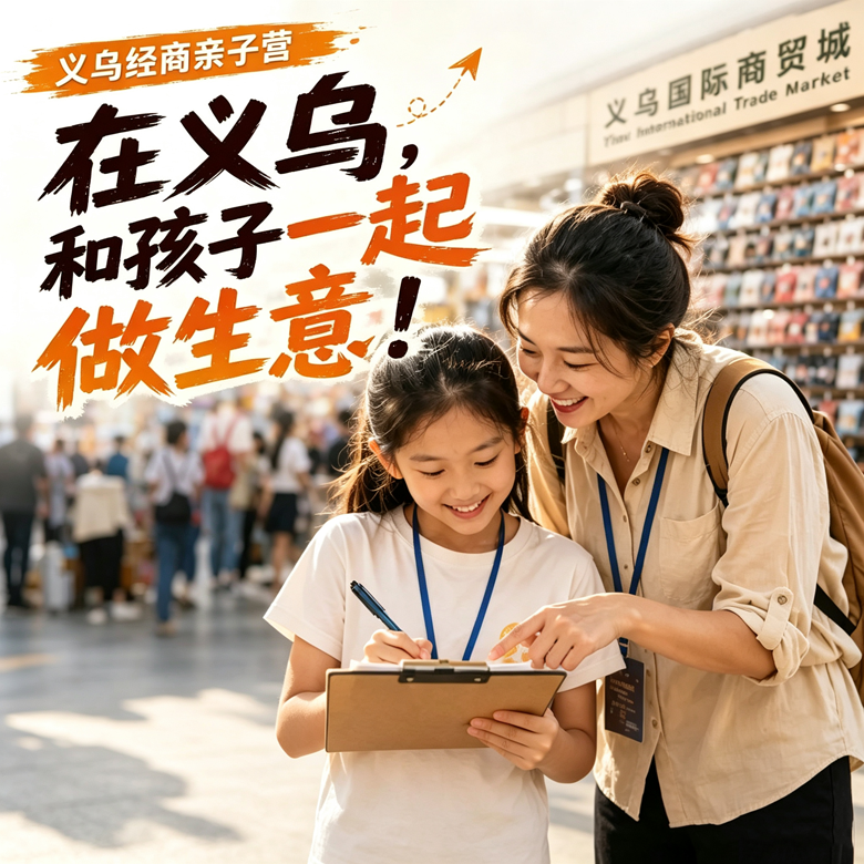 3天义乌亲子财商研学营|财商实景研学+亲子共学实践+小小掌柜体验
