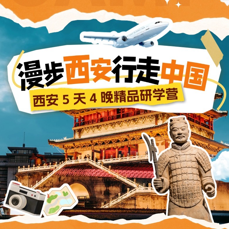 5天“漫步长安·行走中国”研学夏令营|探索史诗里的长安城+兵马俑+西北大学
